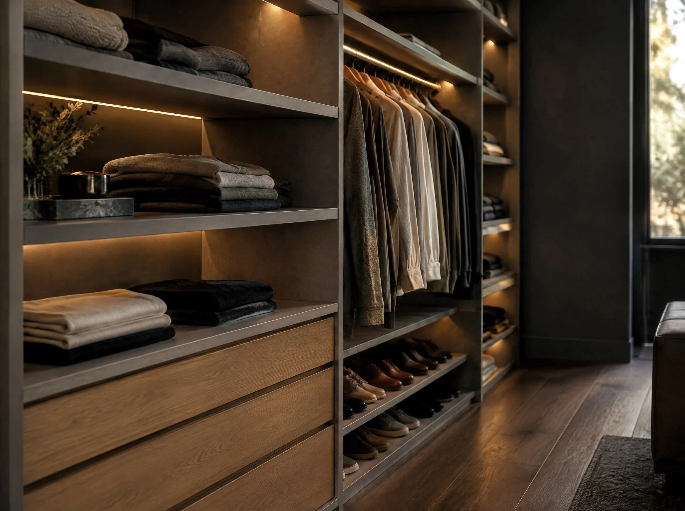 Dressing din perete în perete